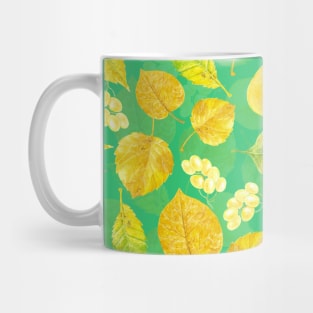 Autumn pattern watercolor Mug